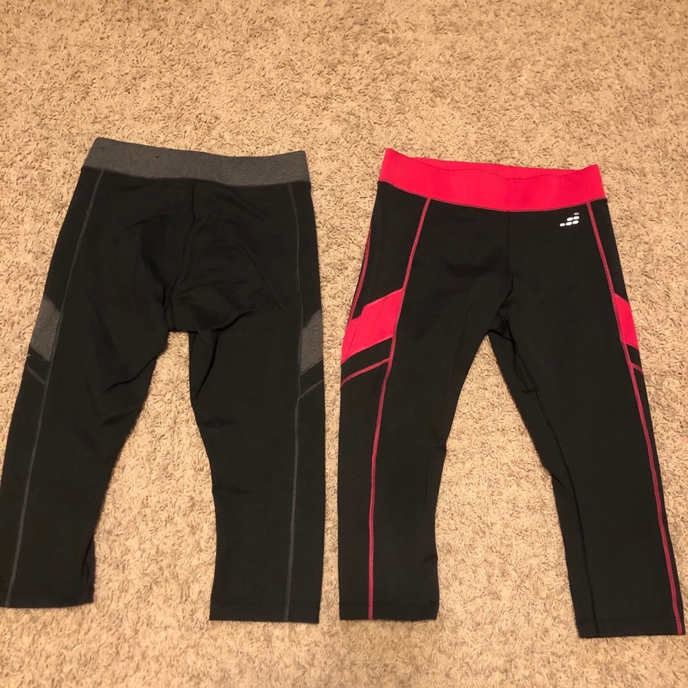 Two pairs of BCG leggings